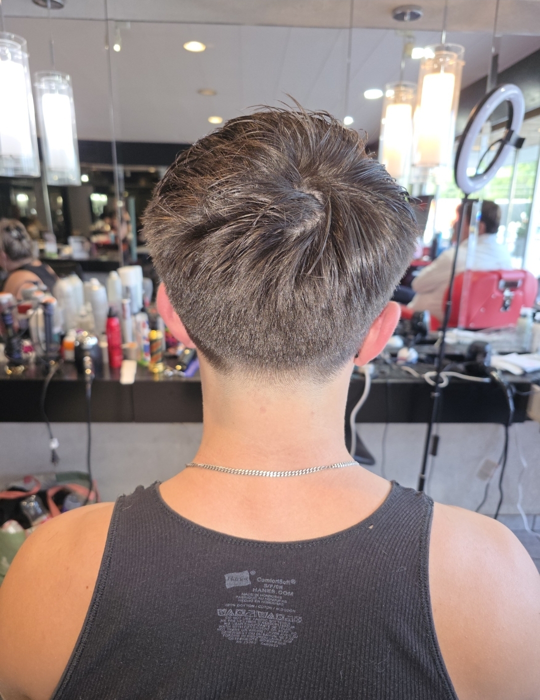 Back view precision cut by Abderrahmane